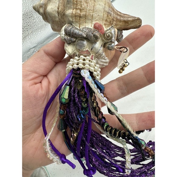 KATHERINE'S COLLECTION ORNAMENT Women With Seashells On The Head Rare HTF - Picture 7 of 8